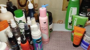 Уходовая косметичка на лето ( средства для тела волос ).