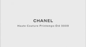 Показ женской коллекции Chanel весна 2009 Haute Couture