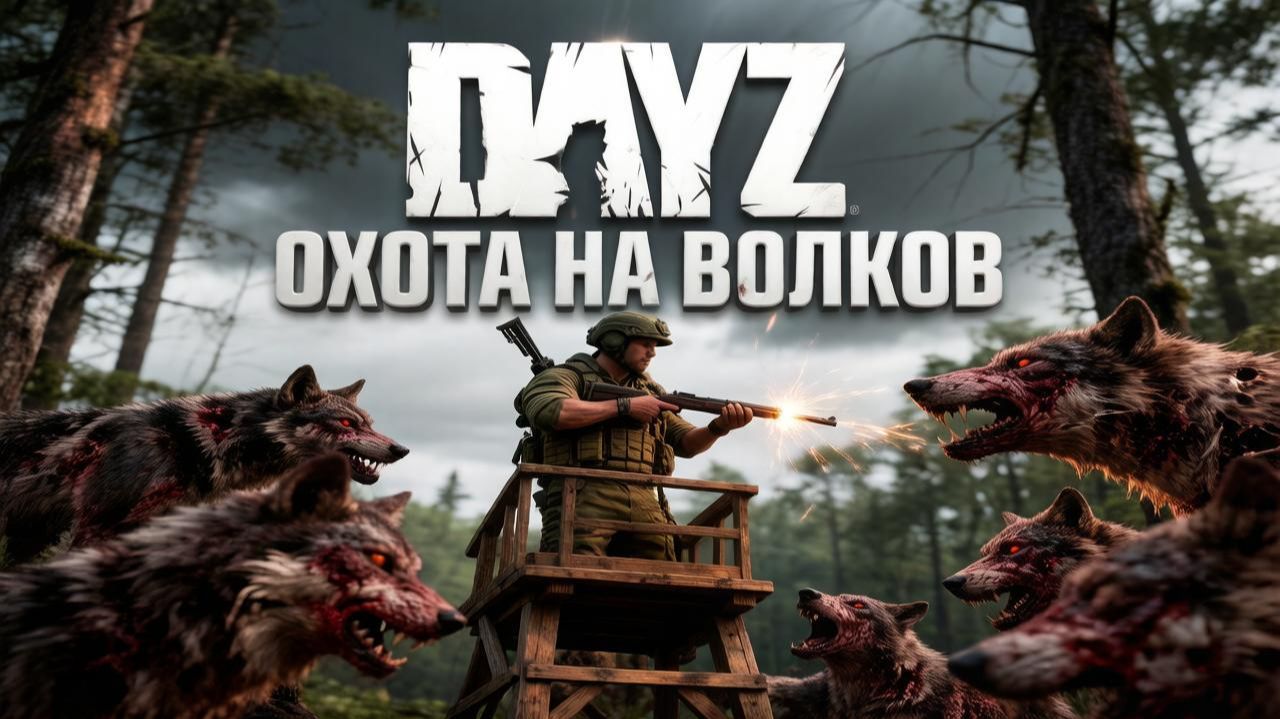 DESTROYED WORLD HARD ЧЕРНО | ОХОТА НА ВОЛКОВ | DAYZ #9 смотреть онлайн