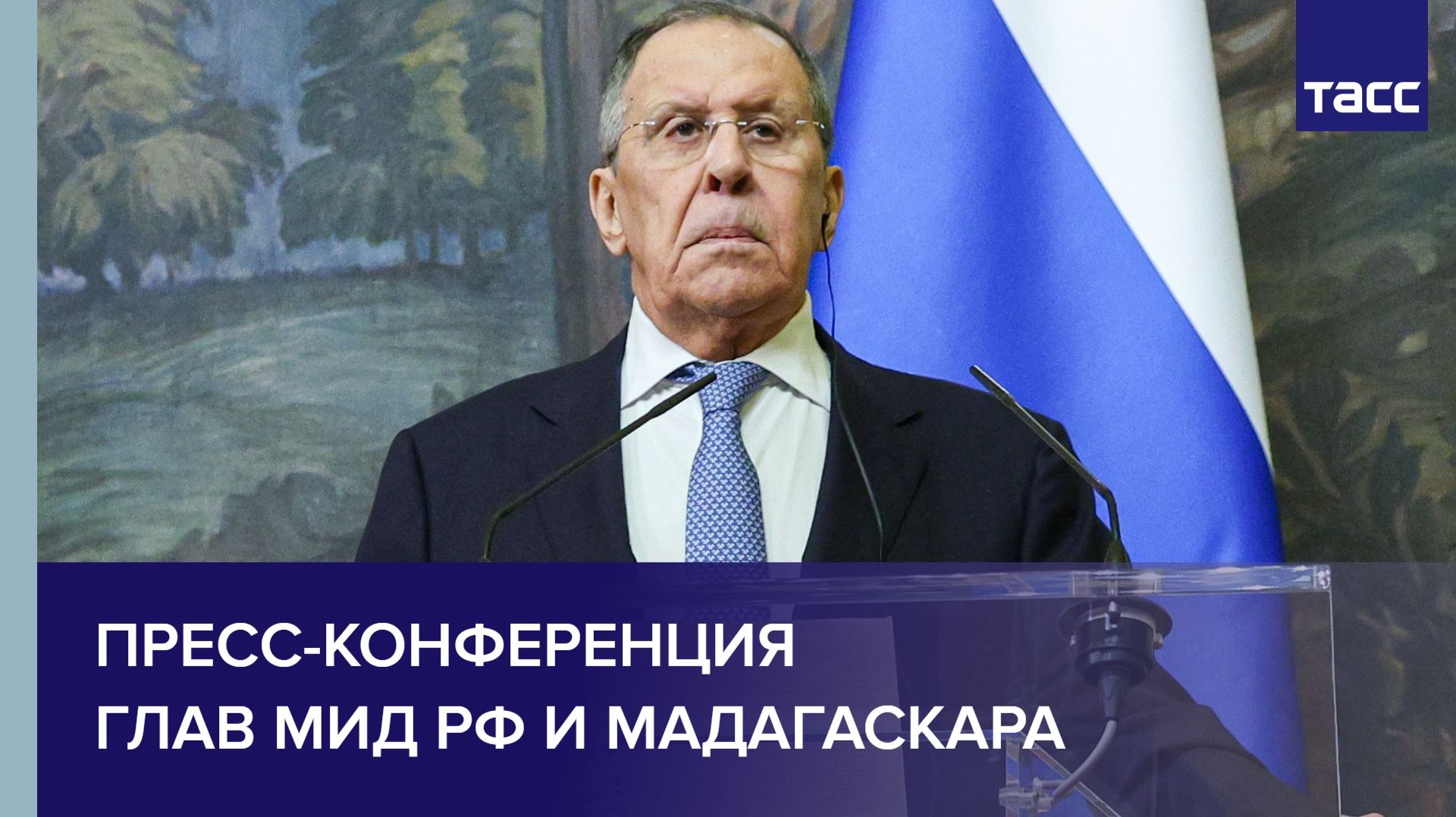 Пресс-конференция глав МИД РФ и Мадагаскара