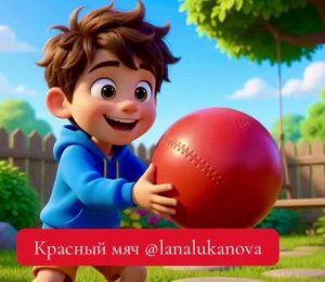 Красный мяч