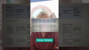 Слезы Чубайса
