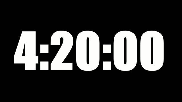 4 HOUR 20 MINUTE TIMER • 260 MINUTE COUNTDOWN TIMER ⏰ LOUD ALARM ⏰ смотреть онлайн