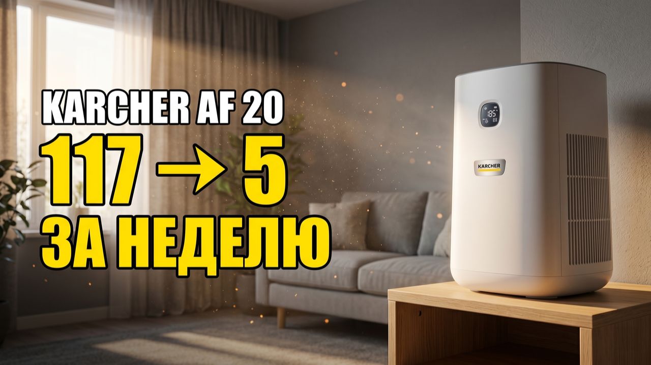 Karcher AF 20: 117 Единиц При Включении — Через Неделю Стало 5 смотреть онлайн