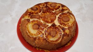Ананасовый пирог в мультиварке. Очень вкусно!