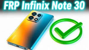 FRP Infinix Note 30 X6833✅