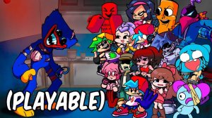 ФНФ! ПОППИ ПЛЭЙТАМ! ХАГГИ-ВАГГИ ПРОТИВ ВСЕХ ПЕРСОНАЖЕЙ ИГРЫ!