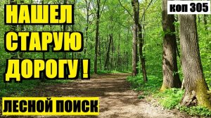 ЗАБЫТАЯ ТРОПА ВСЕ ТАКЖЕ ПРОДОЛЖАЕТ РАДОВАТЬ! НАШЁЛ СТАРЫЙ БЛИНДАЖ. коп 305