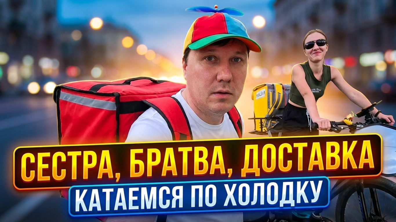СЕСТРА / БРАТВА / ДОСТАВКА / Катаем перед переездом【ЖИЗНЬ КУРЬЕРА 174】  #волгоград