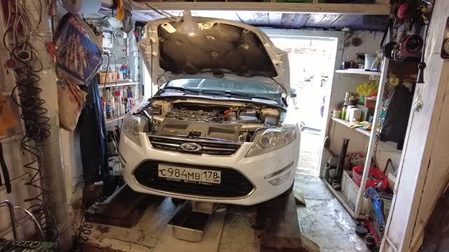 Ford Mondeo 2.3 SEBA Аппаратная замена масла в АКПП Aisin TF-81SC/AW21/AF21 с присадкой ArmActiv