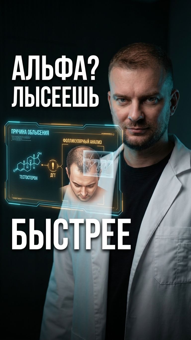 🧬 Связь тестостерона и облысения: почему альфа-самцы теряют волосы раньше смотреть онлайн