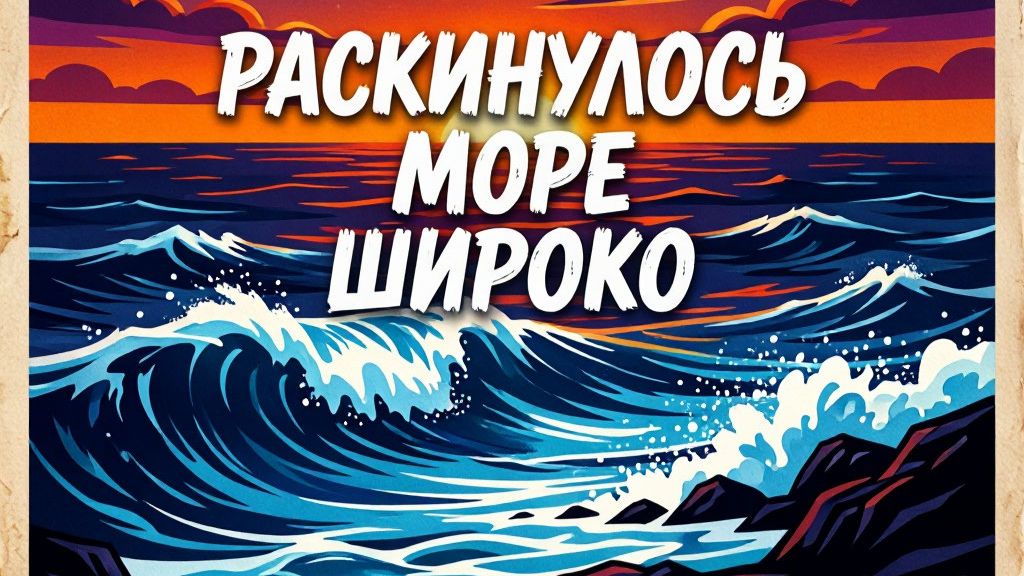 15. Раскинулось море широко