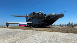 «Каспийский монстр» с акульей пастью: кто и зачем зарисовал легендарный экраноплан «Лунь»