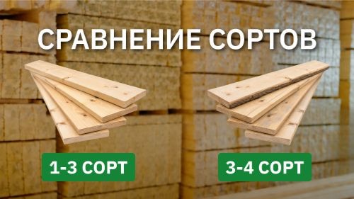 Чем отличаются доски 1-3 и 3-4 сортов смотреть онлайн