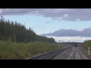 [pure 10d100] [4k] 2TE10M-2469 / 2ТЭ10М-2469. Отправление со станции ПЕРМИЛОВО СЕВ. Ж.Д.