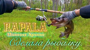 RAPALA просто косит рыбу. #рыбалка #тайга #щука #спиннинг