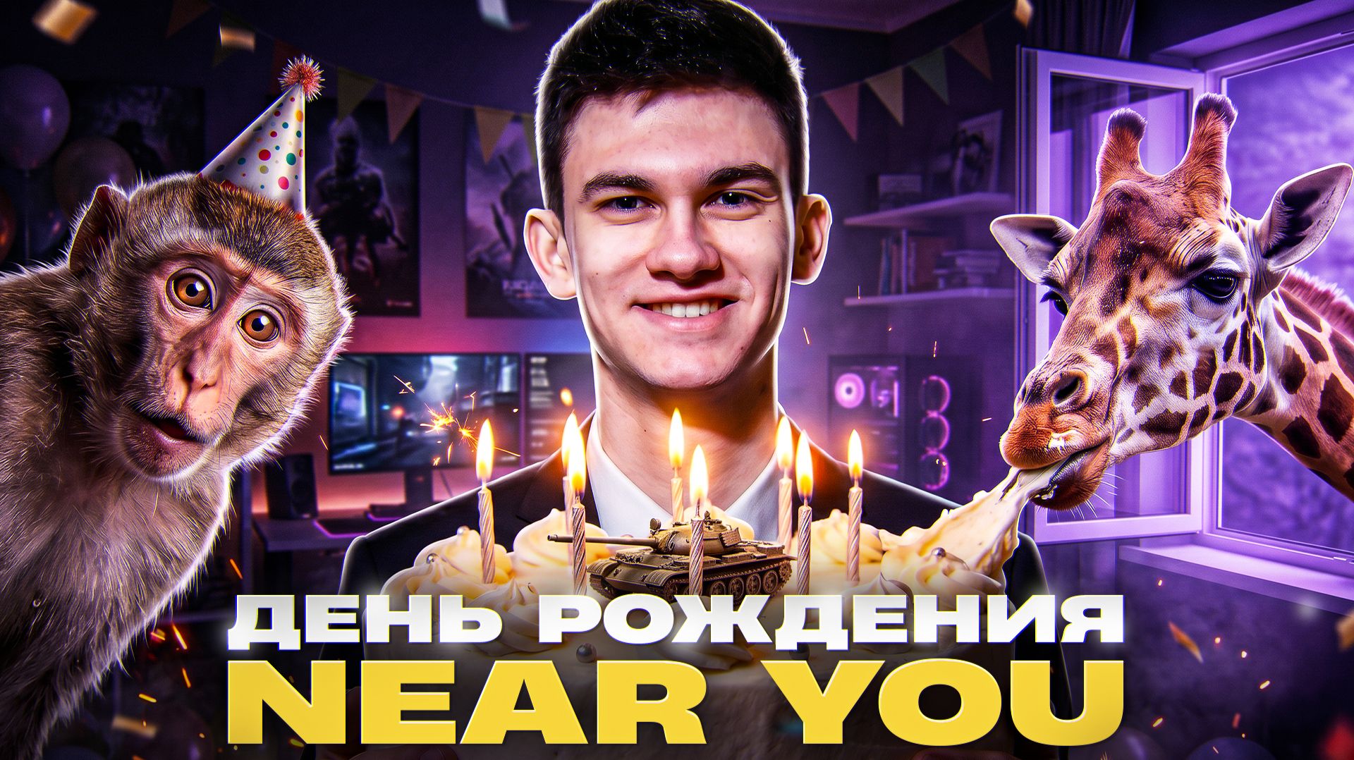 ДЕНЬ РОЖДЕНИЯ NEAR_YOU! ЮБИЛЕЙ 30 ЛЕТ + РОЗЫГРЫШ 200.000 ЗОЛОТА смотреть онлайн