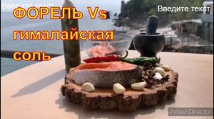 Кулинарные тренды 2020. Готовим форель на куске гималайской соли. Крым. Новый Свет.
