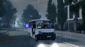 Выполняю рейсы на Газель Next по маршруту 471 в игре Зеленоград