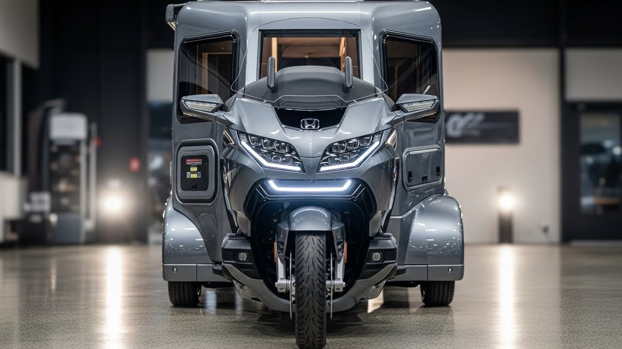 2026 Honda Gold Wing Electric Tricycle Camper — будущее мотопутешествий уже здесь⚡🏍️