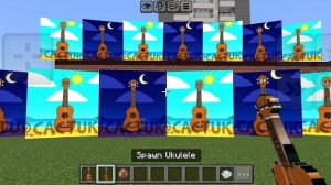 Гавайская гитара Sprunki OC добавлена в Minecraft PE