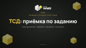 INTEKEY WMS — Выполнение приёмки на ТСД | Демо, часть 8