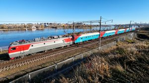 Поезда РЖД в Иркутске осенью 2025: грузовые и пассажирские поезда в Сибири (Часть-3)