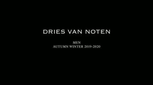 Показ мужской коллекции Dries Van Noten осень-зима 2019-2020 (без звука)