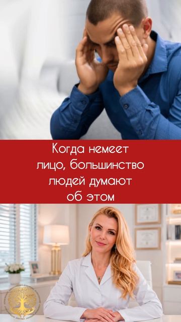 Когда немеет лицо, большинство людей думают об этом