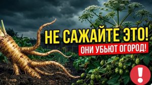 20 Растений-УБИЙЦ, которые сожрут ваш огород! Никогда не сажайте их!