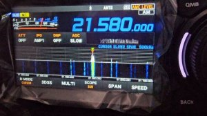 Слушаю музыку на КВ Yaesu FTX-1 Optima
