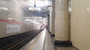 Почти история! 🟥Обкатка метропоезда «Ема-502»/«Ем-501», 6973-6977, на станции Автово🚇