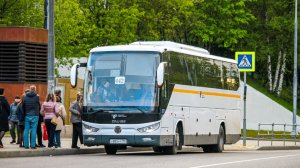 Поездка на автобусе Foton BJ6122U8MKB-A2 (Х 885 УР 790) по маршруту №442 «Москва—Краснознаменск»
