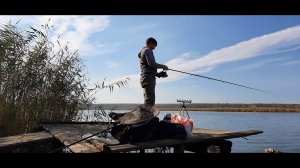 Южный Буг, Новая Одесса. Ловля плотвы в октябре на фидер.  Рыбалка осенью на фидер.