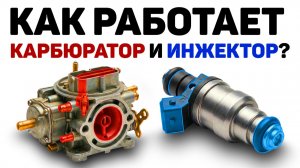 Как работает КАРБЮРАТОР и ИНЖЕКТОР?