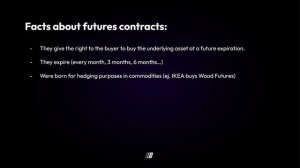 3.  Futures Contracts