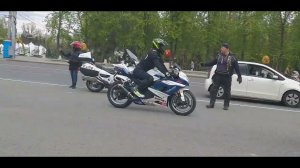 Старт  колоны байкеров на открытие мото сезона 2022 04 17 125745