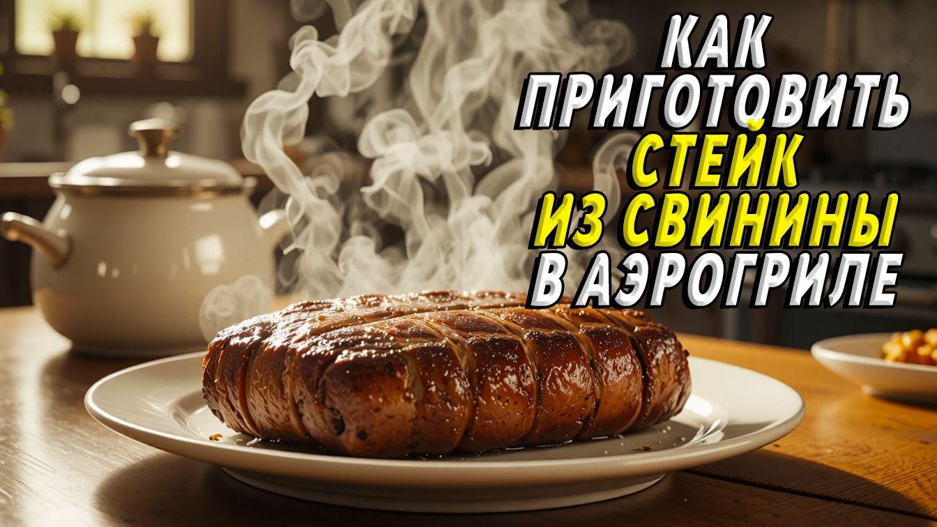 Как приготовить стейки из свинины в аэрогриле