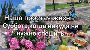 Обзор участка,середина июня/Жарим шашлык/Артём кормит птиц/Наши выходные