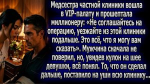 Медсестра велела VIP-пациенту бежать. Увидев её кулон | Истории из жизни | Реальные истории