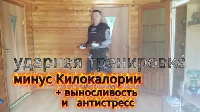 ТРЕНИРОВКА СЖИГАЮЩАЯ КИЛОКАЛОРИИ, ВЫРАБАТЫВАЕТ ВЫНОСЛИВОСТЬ И АНТИСТРЕСС ТАЙ-БО ДОМА С А. Cамариным