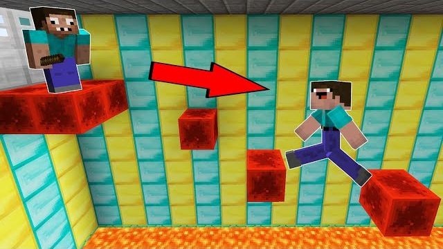 НУБ И ПРО ЗАТРОЛЛИЛИ ДРУГ ДРУГА В МАЙНКРАФТ ТРОЛЛИНГ ПАРКУР ! ЛОВУШКА В MINECRAFT ПРОХОЖДЕНИЕ КАРТЫ смотреть онлайн
