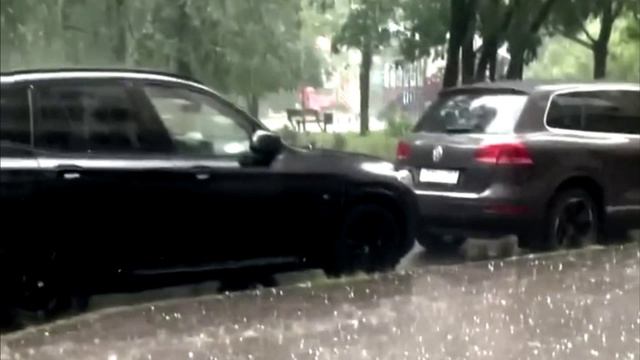 Сильный ливень в Москве