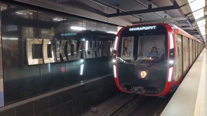 Метро Москвы очень красивая станция метро Сокольники Большая кольцевая линия | Московский транспорт