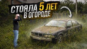 Купил BMW e39. Бросили на 5 лет в огороде. Крутая находка. Восстановление.