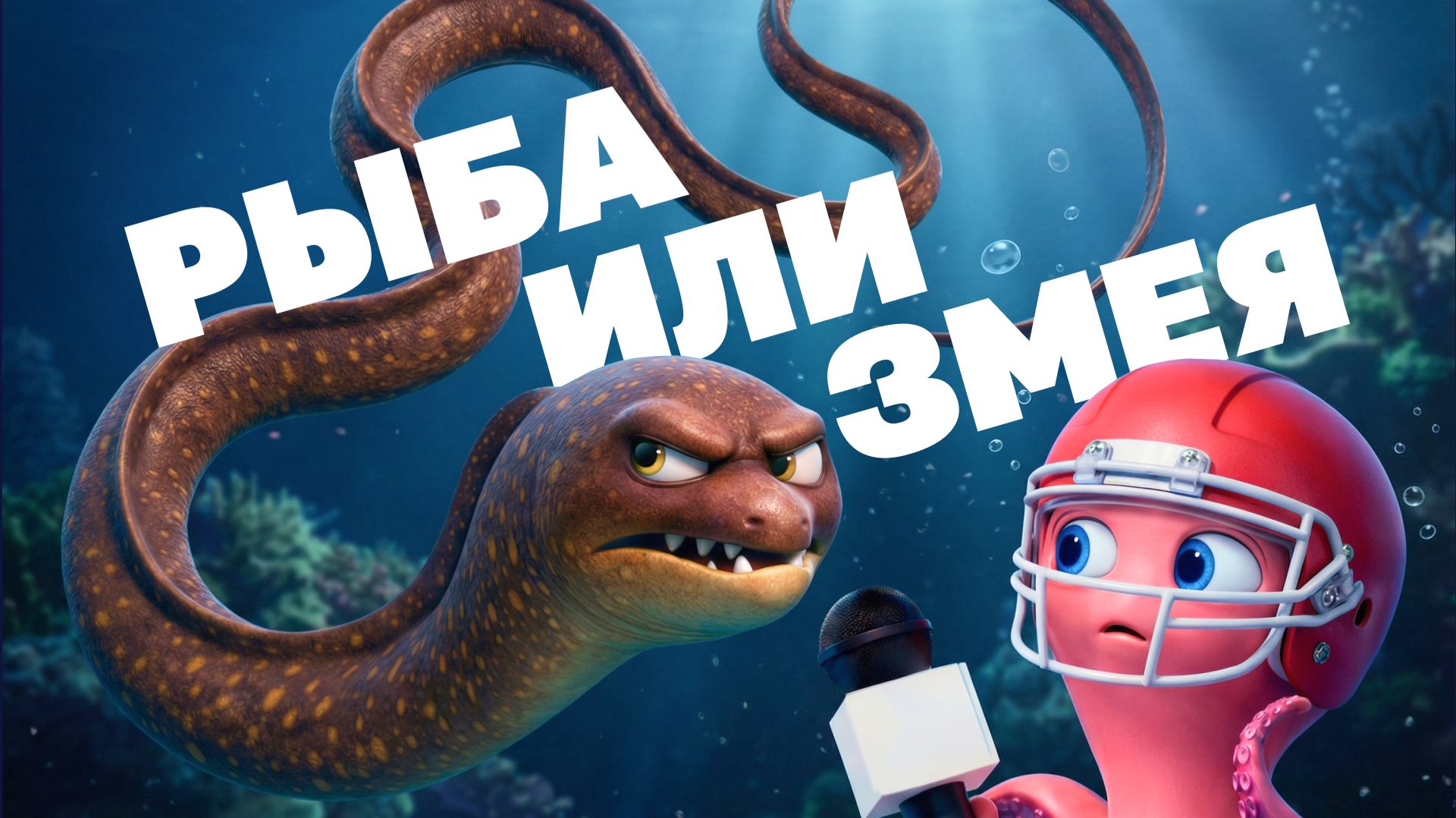 Морские истории с осьминожкой Марисом №10 - Рыба или змея