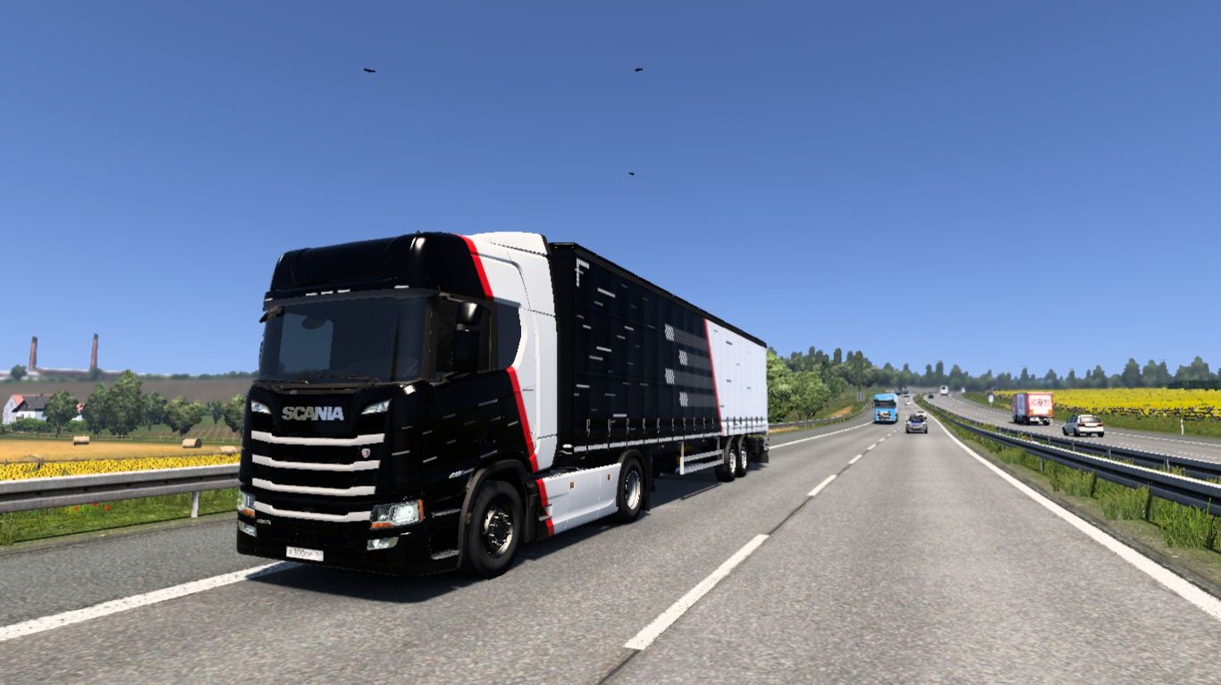 Euro Truck Simulator 2 1.57 Зальцбург (А) в Грац (А) Мебель 16 381 кг