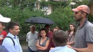 2017.07.02 Депутат Киевсовета Опадчий И. М. собирал подписи жителей для застройки зеленой зоны