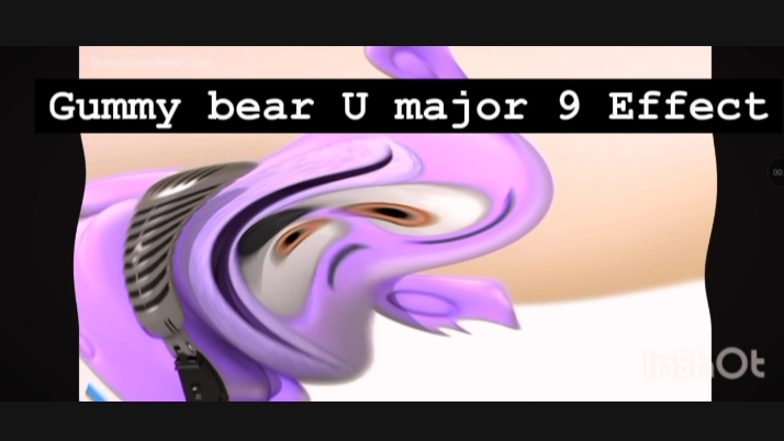 Gummy. Bear U major 9 effects смотреть онлайн