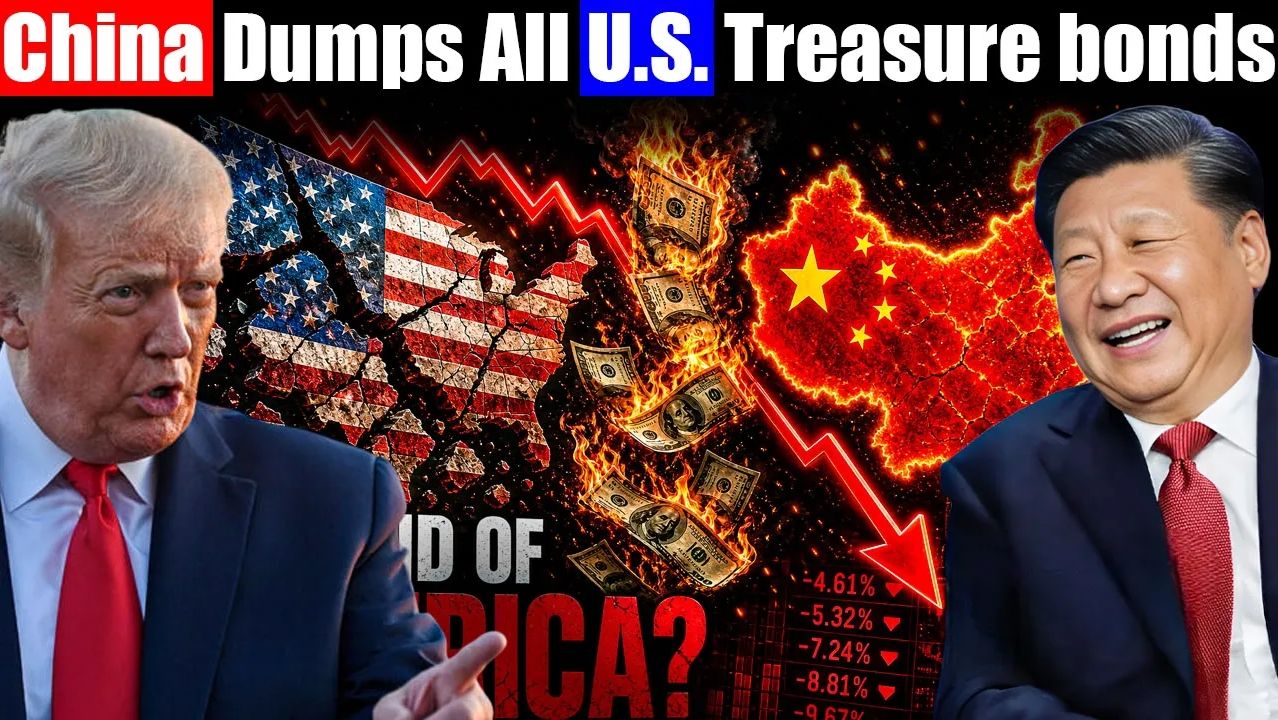China Dumps All U.S. Treasury Bonds, Putting Pressure on America смотреть онлайн